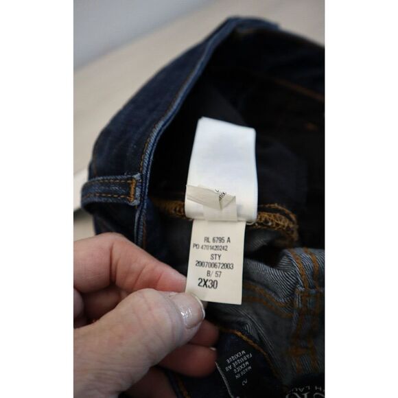 Lauren Ralph Lauren Women Sz 2 Dk Blue Super Stretch Premier Straight Jeans - Picture 4 of 13